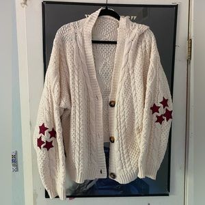 TS red cardigan